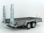 Vezeko Baumaschinenanhänger BA 190x390cm 3,5t|grau|Schwenk-Rampen|SB-Neu – Bild 3