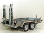 Vezeko Baumaschinenanhänger BA 175x360cm 3,5t|SB|Schwenk-Rampen|grau-Neu – Bild 2