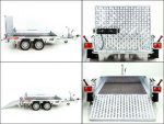 Temared Baumaschinenanhänger Builder 165x350cm 3,5t|Rampe|neu-Neu – Bild 5