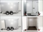 Koffer-Absenkanhänger 157x344cm Höhe:190cm 2,7t|weiß-Neu – Bild 11