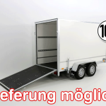 Kofferanhänger BK 146x304cm Höhe:180cm 2,7t|Rampe-Neu