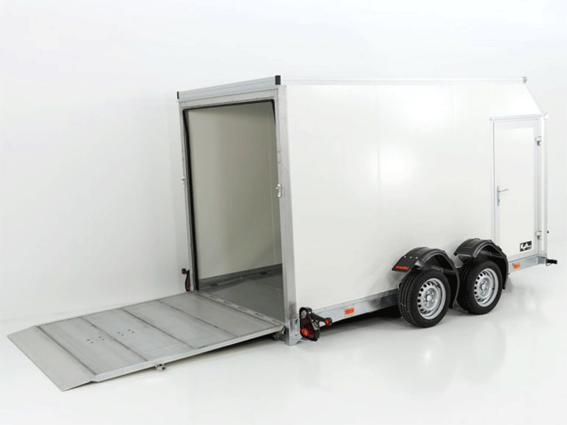 ANHAHNGER.png Vezeko Koffer-Absenkanhänger 157x344cm Höhe:190cm 2,7t-Neu – Bild 1