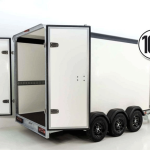 Henra Kofferanhänger Boxvan black H:220 3,5t |Tridem|Türe-Neu