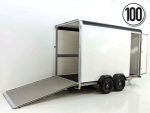 Henra Kofferanhänger Boxvan black  H:220cm 2,7t|Rampe Türe-Neu