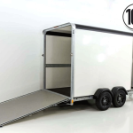 Henra Kofferanhänger Boxvan black H:220cm 3,5t|Rampe Türe-Neu