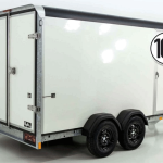 Henra Kofferanhänger Boxvan black 183x365cm H:190 2,7t|Türe-Neu