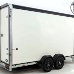 Henra Kofferanhänger Boxvan black 183x465cm H:220 2,7t|Türe-Neu