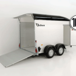 Debon Kofferanhänger Cargo  H:200cm 2,0t|Alu|Polybug|Tür|schwarz-Neu