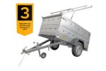 Anhänger mit Deckel Garden Trailer 200 KIPP 200×106 cm 750 kg-Deckelanhänger-Neu – Bild 11