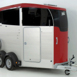 Ifor Williams Pferdeanhänger HBX 511|Sattelkammer|neues Modell|rot-Neu