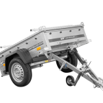 Einachsanhänger 750 kg 150×106 Garden Trailer 150 KIPP mit Alu-Deckel-Neu