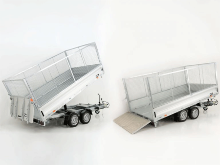 Vezeko Multidreiseitenkipper VMDK35.4|210x400cm 3,5t|Ladefläche kippbar|Gitter-Neu
