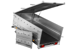 Einachsanhänger 150×106 UNITRAILER GARDEN 150 KIPP Deckelanhänger-Neu – Bild 2