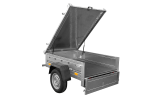 Einachsanhänger 750 kg 150×106 Garden Trailer 150 KIPP mit Alu-Deckel-Neu – Bild 6