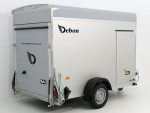 Debon Kofferanhänger Cargo H:190cm 1,3t|Alu, Polybug|Tür|grau-Neu – Bild 3