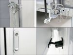 Debon Kofferanhänger Cargo H:190cm 1,3t|Alu, Polybug|Tür|blau-Neu – Bild 3