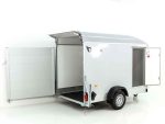Debon Kofferanhänger C300 148x295cm H:190cm 1,3t| Polybug|Tür|grau-Neu – Bild 4