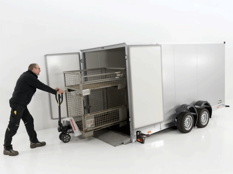 vezeko koffer absenkanhanger 35t e pumpe neu