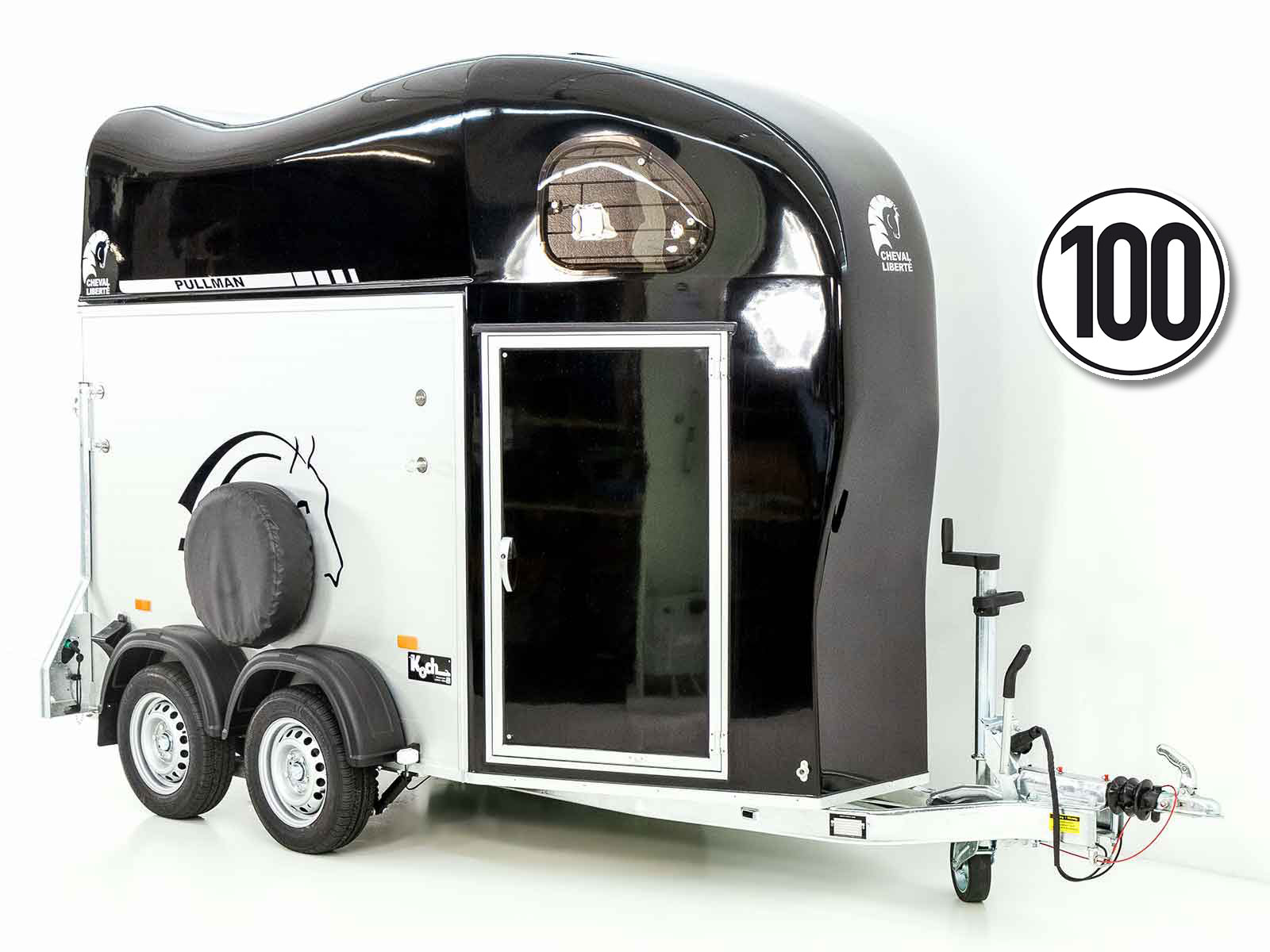 Cheval Liberte Pferdeanhänger GOLD One 1,5er | Pullman-Fahrwerk | schwarz - Neu