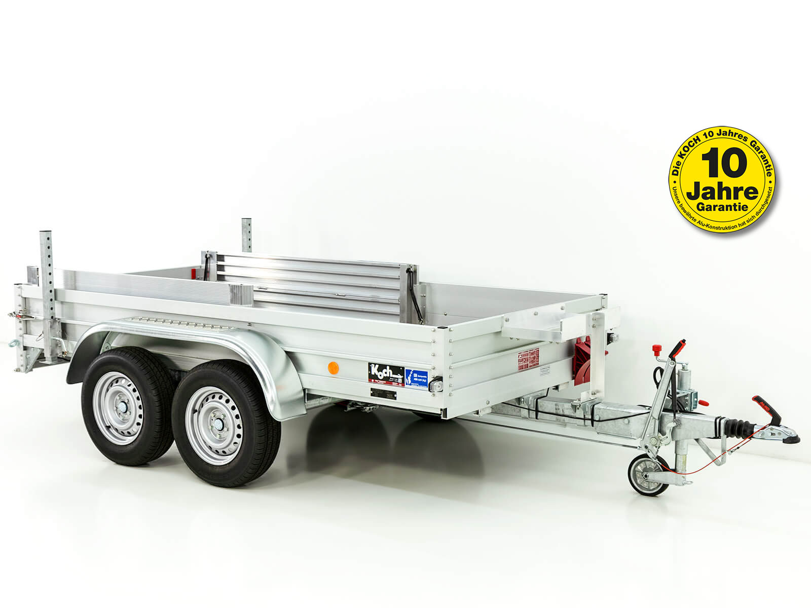 Tandemanhänger Bagger 150x300cm 2600kg | Typ 7.26 | Aluboden-Neu