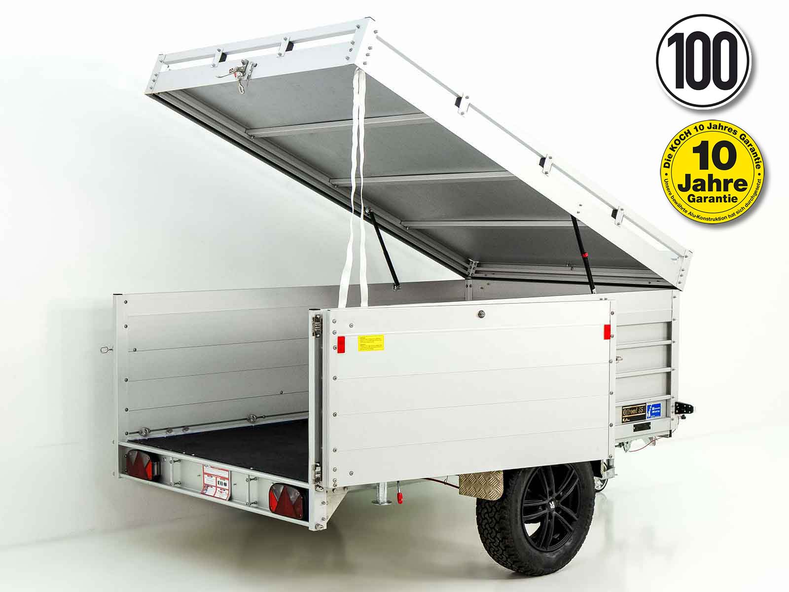Deckelanhänger „CROSSLINE“ 150x250cm 1300kg | Höhe 80cm Typ 6.13 - Neu