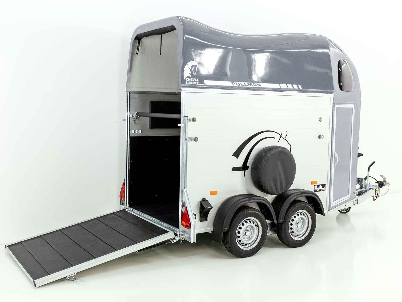 Cheval Liberte Pferdeanhänger GOLD One 1,5er | Pullman-Fahrwerk | grau - Neu