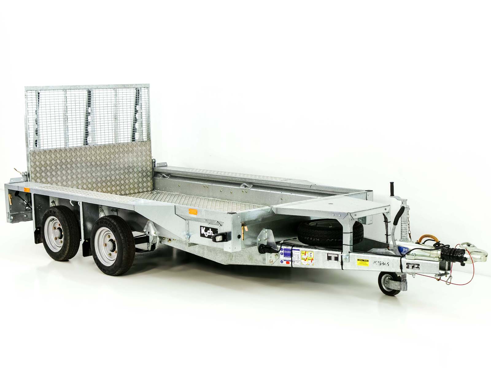 Ifor Williams Baumaschinenanhänger GX105 HD 157×303 3,5t | Alu | Auffahrrampe - Neu